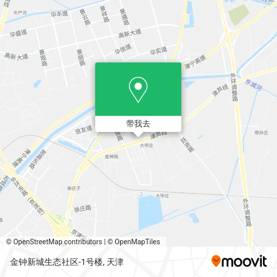 金钟新城生态社区-1号楼地图