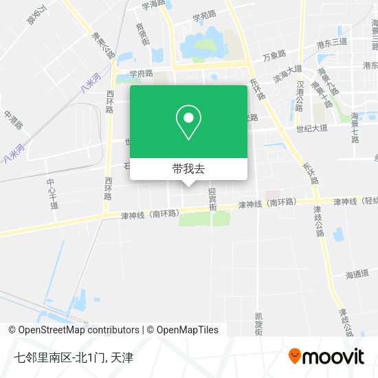 七邻里南区-北1门地图