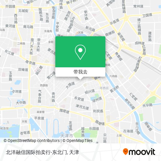 北洋融信国际拍卖行-东北门地图