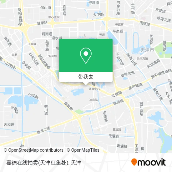 嘉德在线拍卖(天津征集处)地图