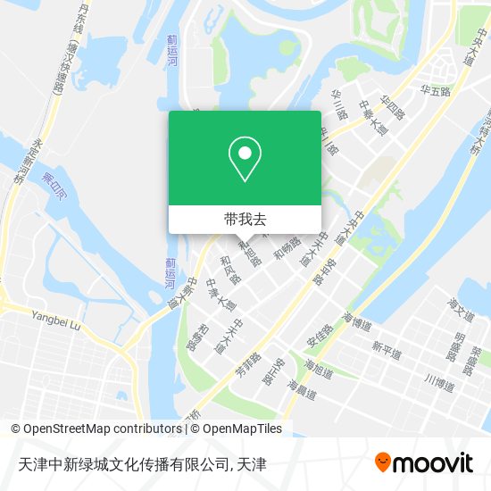 天津中新绿城文化传播有限公司地图