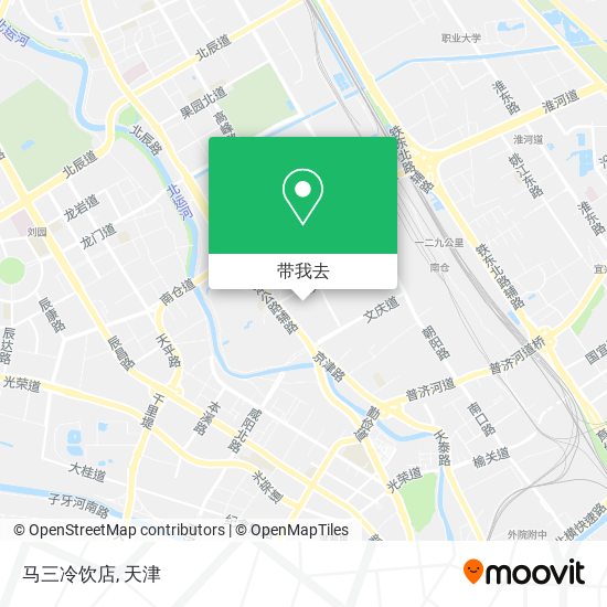 马三冷饮店地图