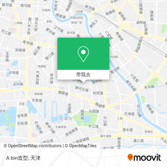 A bin造型地图