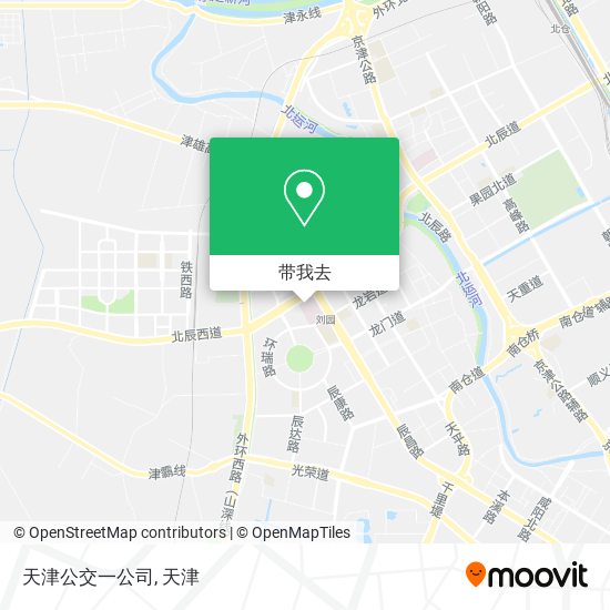 天津公交一公司地图