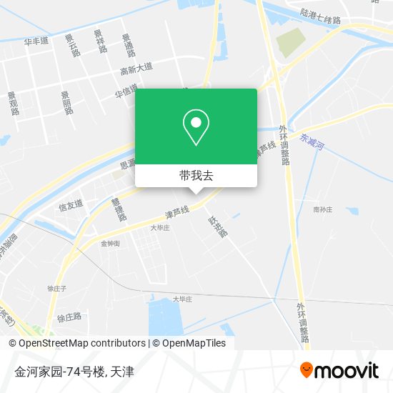 金河家园-74号楼地图