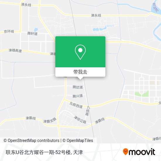 联东U谷北方耀谷一期-52号楼地图