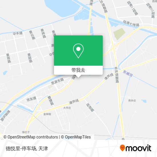 德悦里-停车场地图