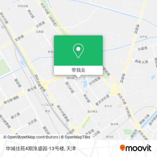 华城佳苑4期淮盛园-13号楼地图