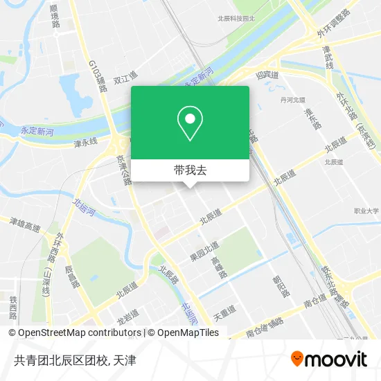 共青团北辰区团校地图