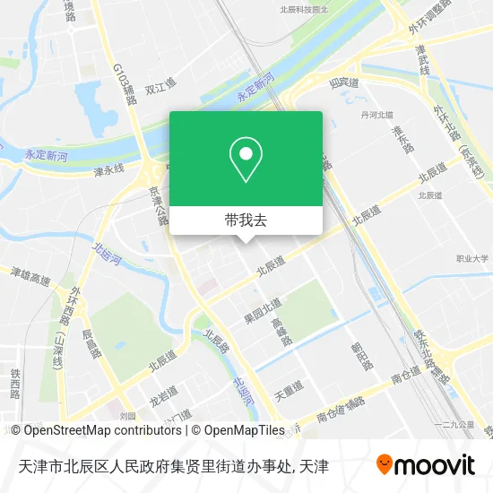 天津市北辰区人民政府集贤里街道办事处地图