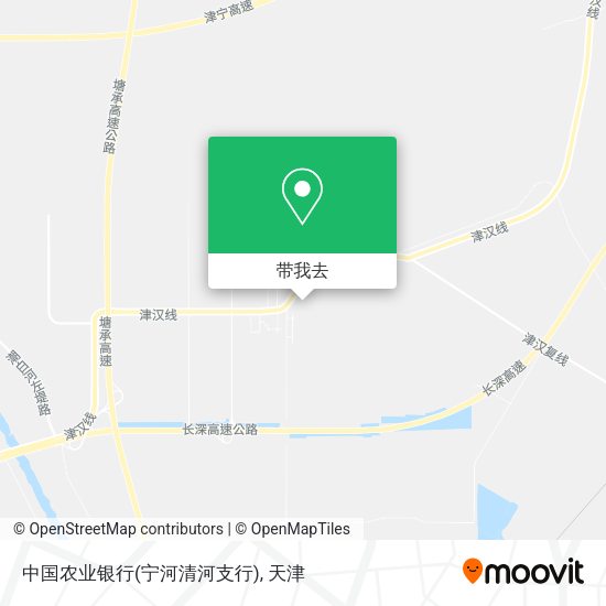 中国农业银行(宁河清河支行)地图