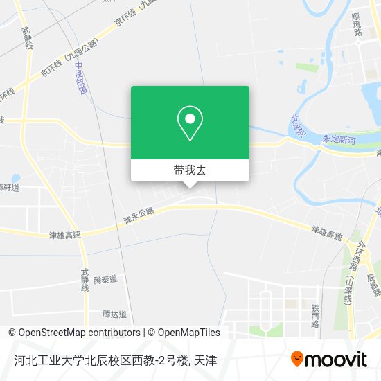 河北工业大学北辰校区西教-2号楼地图
