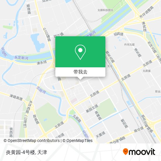 炎黄园-4号楼地图