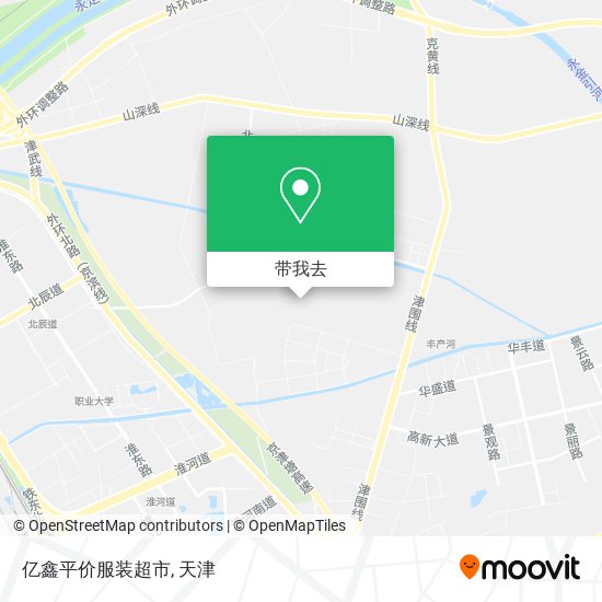 亿鑫平价服装超市地图
