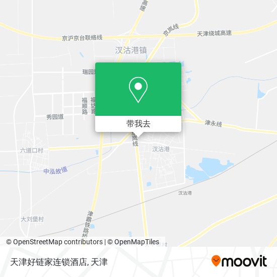 天津好链家连锁酒店地图