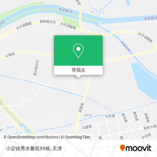 小淀镇秀水馨苑59栋地图