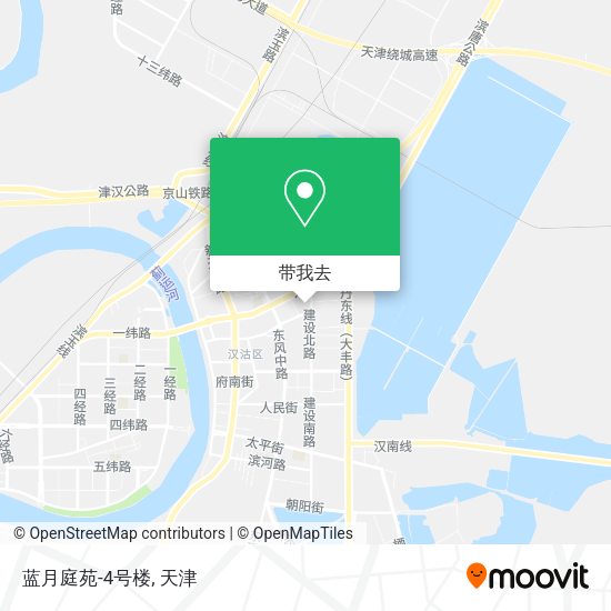 蓝月庭苑-4号楼地图
