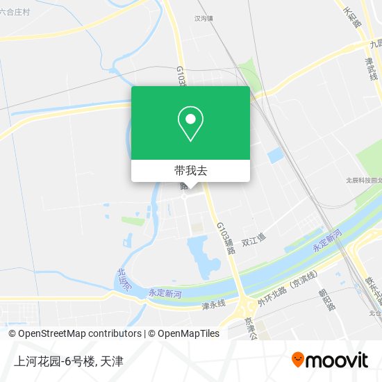 上河花园-6号楼地图