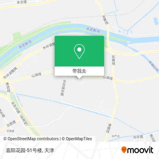 嘉阳花园-51号楼地图