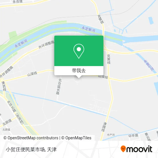 小贺庄便民菜市场地图