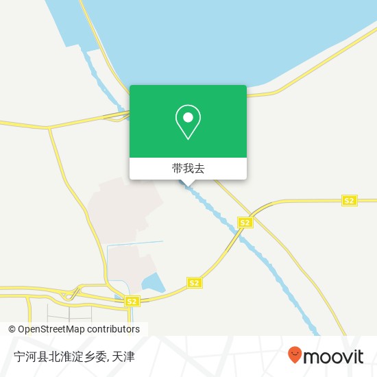 宁河县北淮淀乡委地图