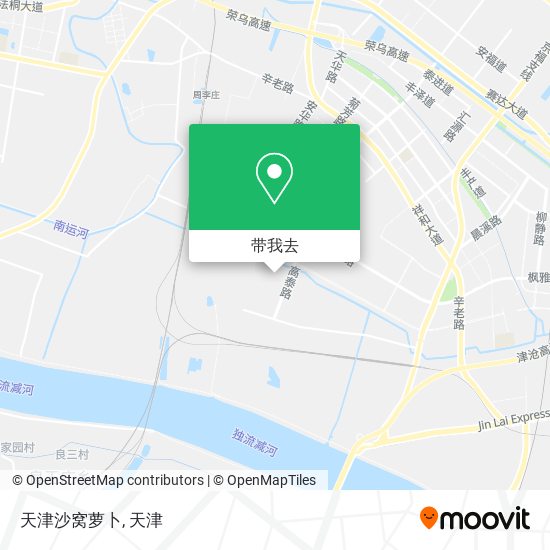 天津沙窝萝卜地图
