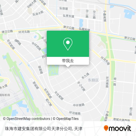 珠海市建安集团有限公司天津分公司地图