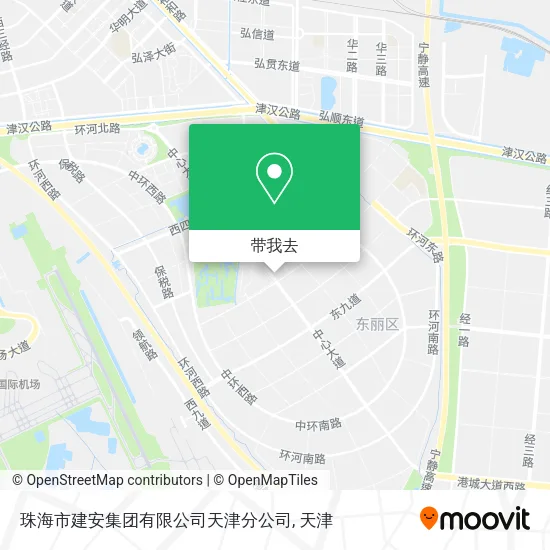 珠海市建安集团有限公司天津分公司地图
