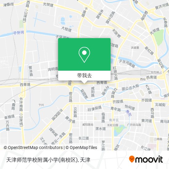 天津师范学校附属小学(南校区)地图