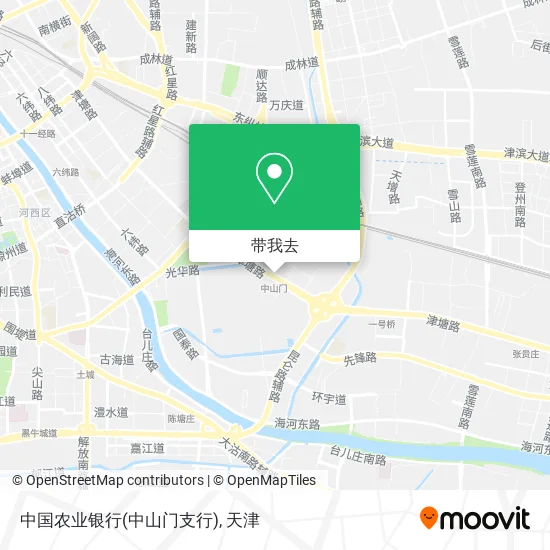 中国农业银行(中山门支行)地图