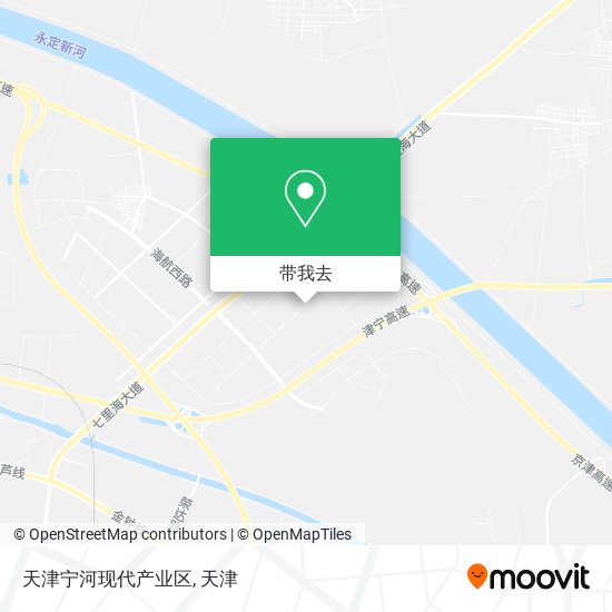 天津宁河现代产业区地图
