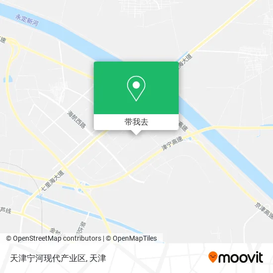天津宁河现代产业区地图