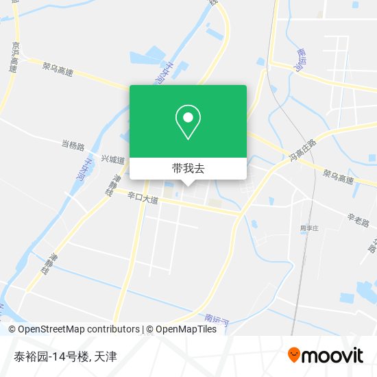 泰裕园-14号楼地图