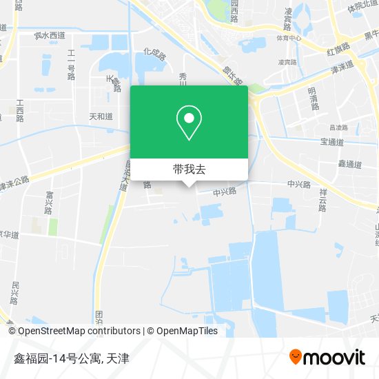 鑫福园-14号公寓地图
