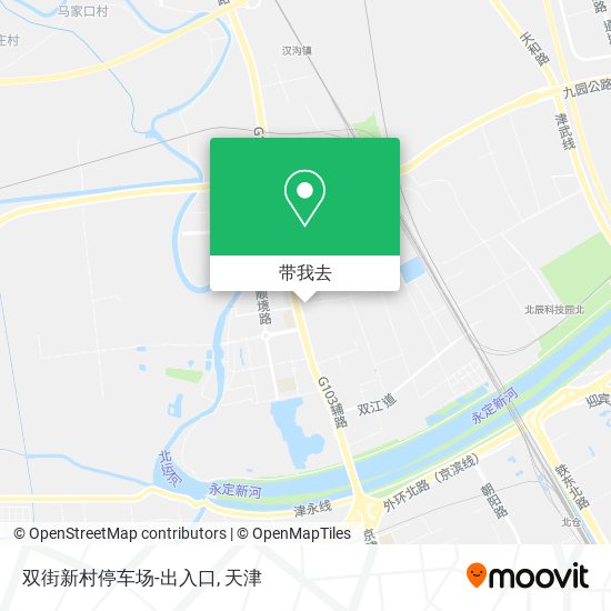 双街新村停车场-出入口地图