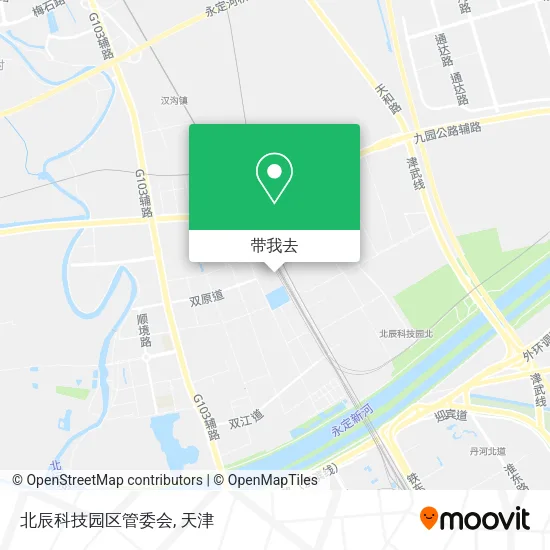 北辰科技园区管委会地图