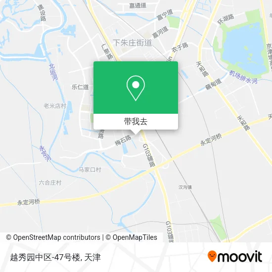 越秀园中区-47号楼地图