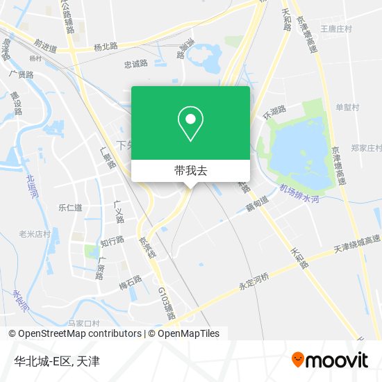 华北城-E区地图