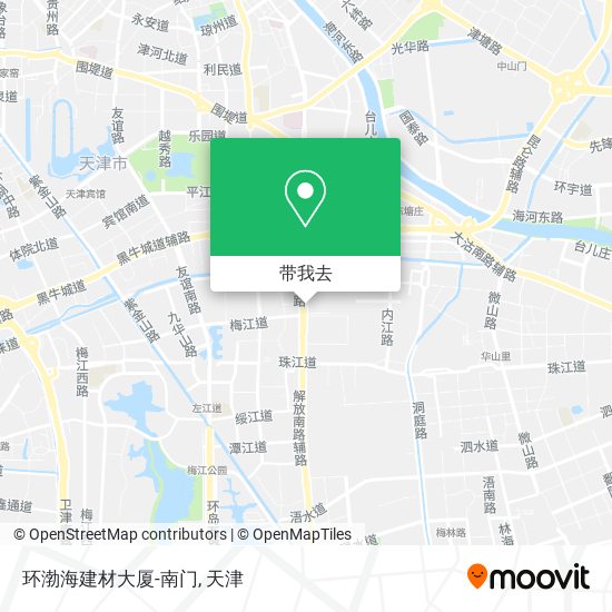 环渤海建材大厦-南门地图