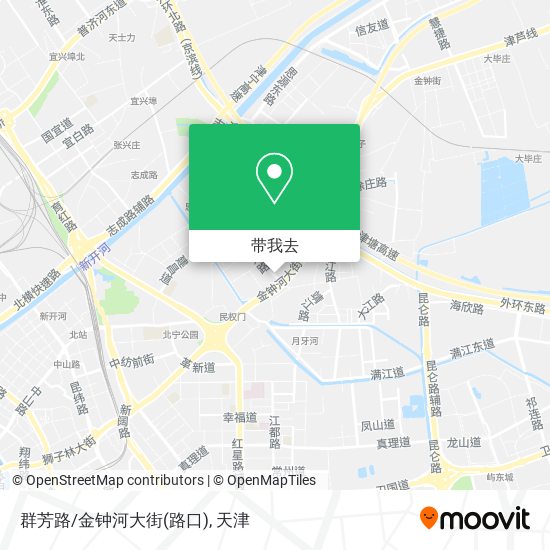 群芳路/金钟河大街(路口)地图