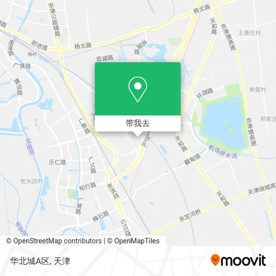 华北城A区地图