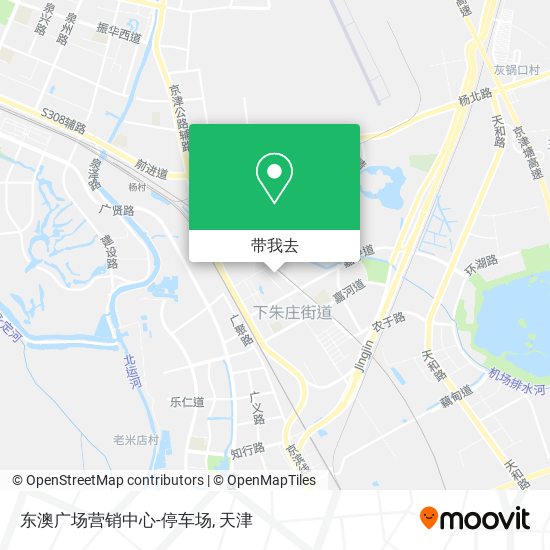 东澳广场营销中心-停车场地图
