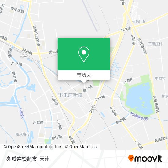 亮威连锁超市地图
