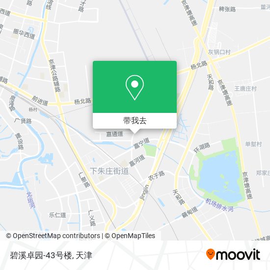 碧溪卓园-43号楼地图