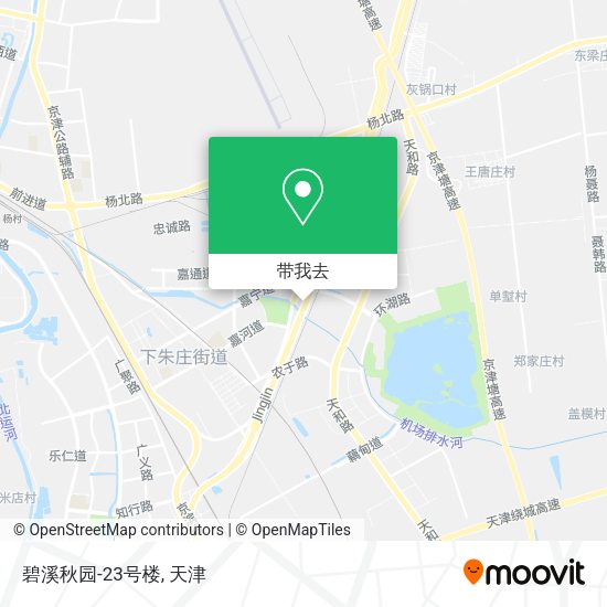碧溪秋园-23号楼地图