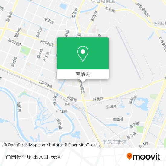 尚园停车场-出入口地图