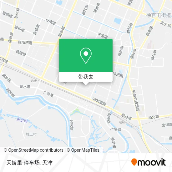 天娇里-停车场地图