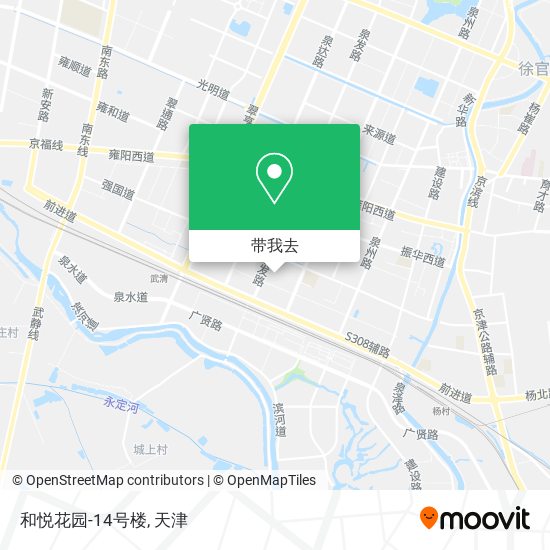 和悦花园-14号楼地图