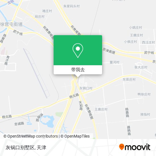 灰锅口别墅区地图