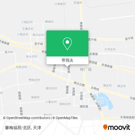 馨梅福苑-北区地图